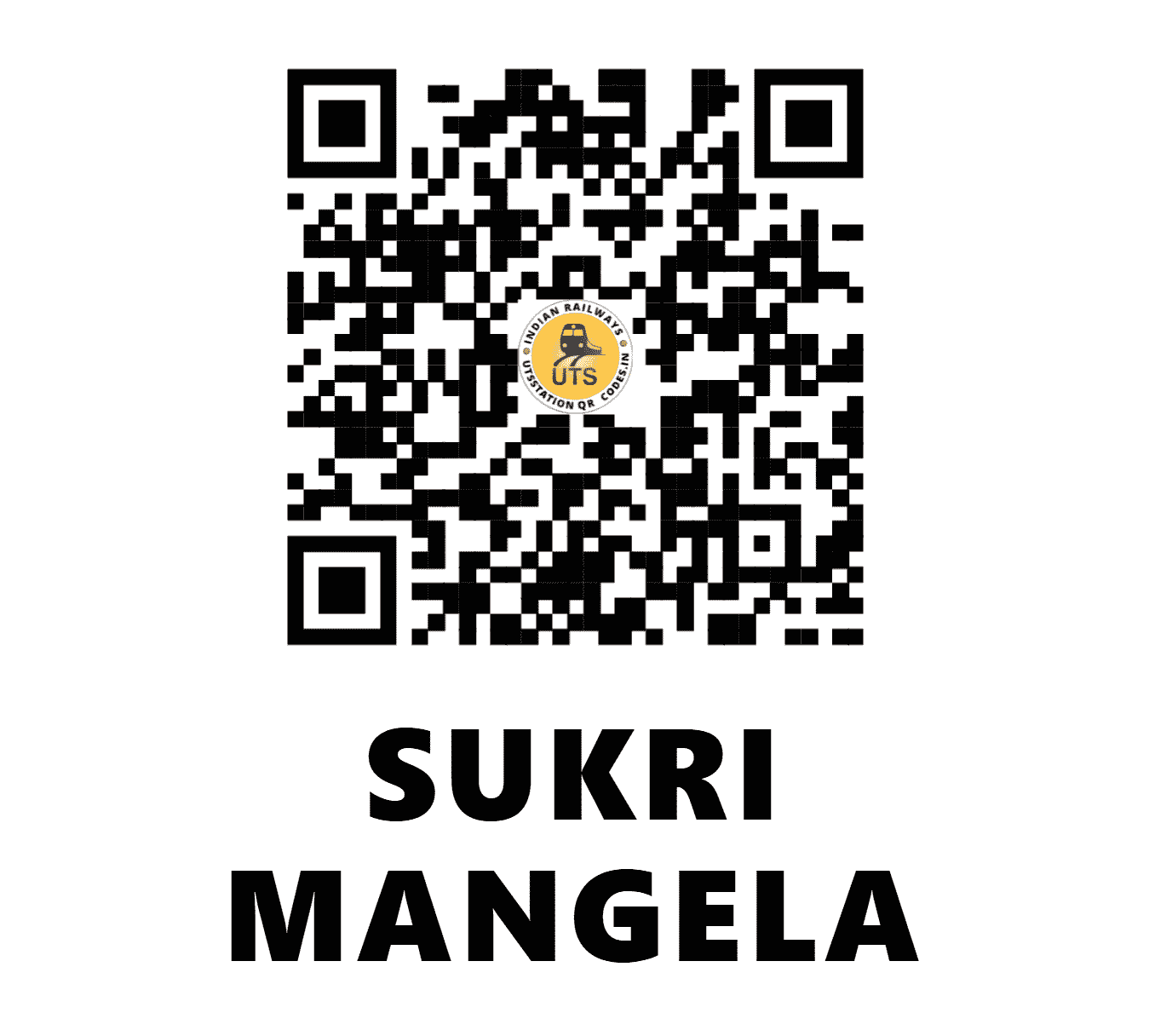 UTS QR Code for SUKRI MANGELA - SOY (SB - MADHYA PRADESH)